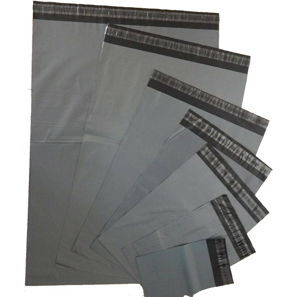 Grey Mailing Bags A01 250mm x 300mm +50mm Polythene